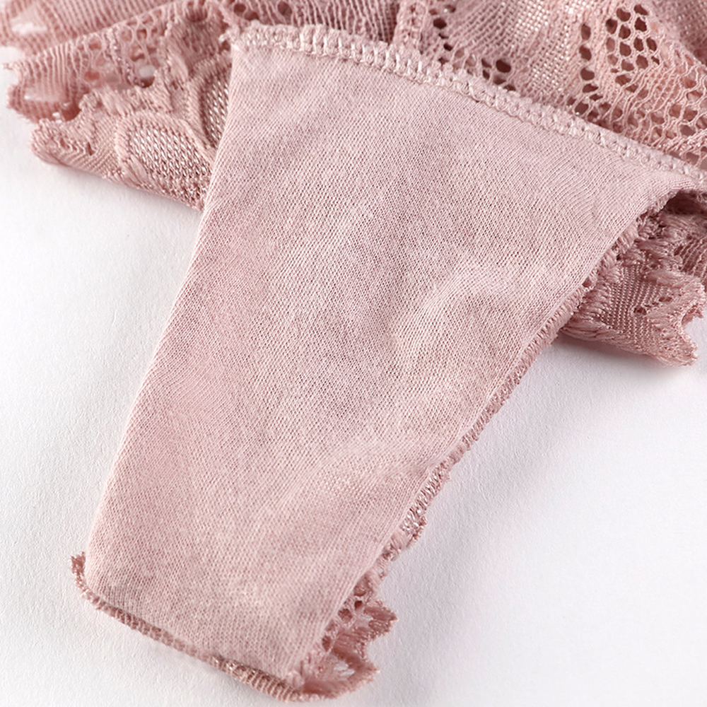 Sexy Underwear Women Panties G string Thong Pack Seamless Lace Panties Solid Color Transparent Underwear Lingerie Women Tangas