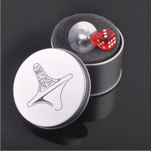 Funny Inception Totem Accurate Spinning Top Zinc Alloy Silver Vintage Toy for Kids Children Best Gifts Toys