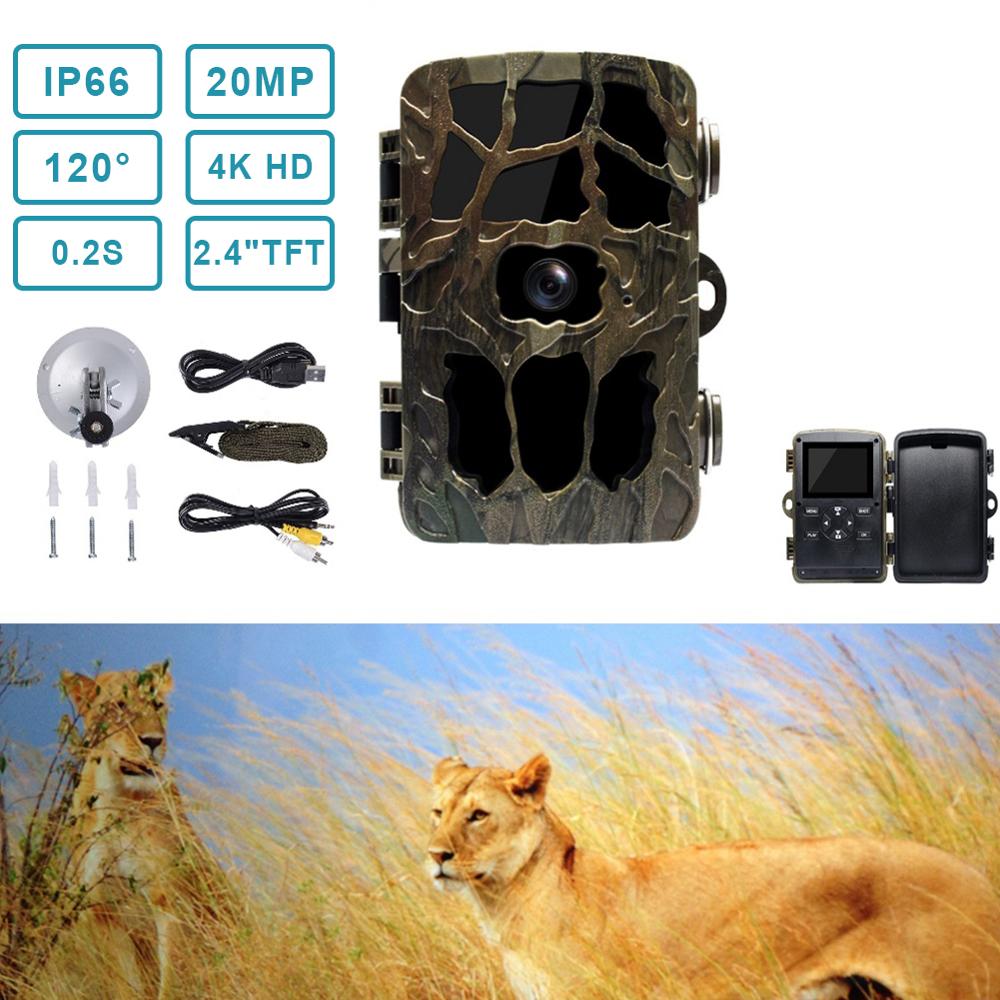 H982 12MP 1080P Hunting Camera 0.6S Motion Fast Trigger Digital Infrared Trail Cam Night Vision Wild Camera Photo Traps Game