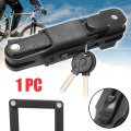 Bike Anti-Theft Folding Lock Black Bicycle Motorcycle Lock Cycle MTB Bike Security Lock Bicycle Accessories