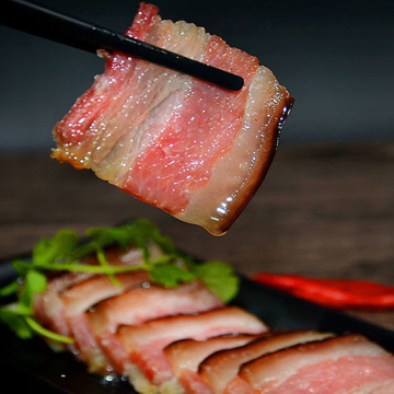 Pork belly and cured pork belly