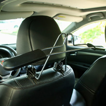 1Pcs Chrome Metal Auto Car Seat Headrest Clothes Hanger Coat Jacket Suit Holder Rack Car Interior Accessories Clip New Utility