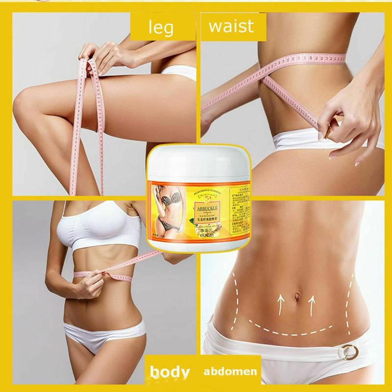 300g Hot Sale Ginger Slimming Cellulite Massage Cream Stovepipe Promote Slimming Health Care Waist Body Body Fat Thin Burn E8O3