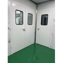 Laboratory steel airtight clean door double door
