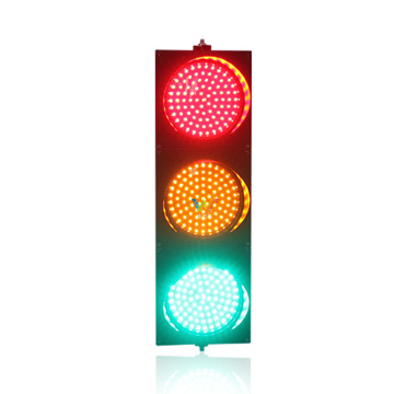 12V high brightness Red yellow green 8 inch LED traffic light 200mm with clear cover