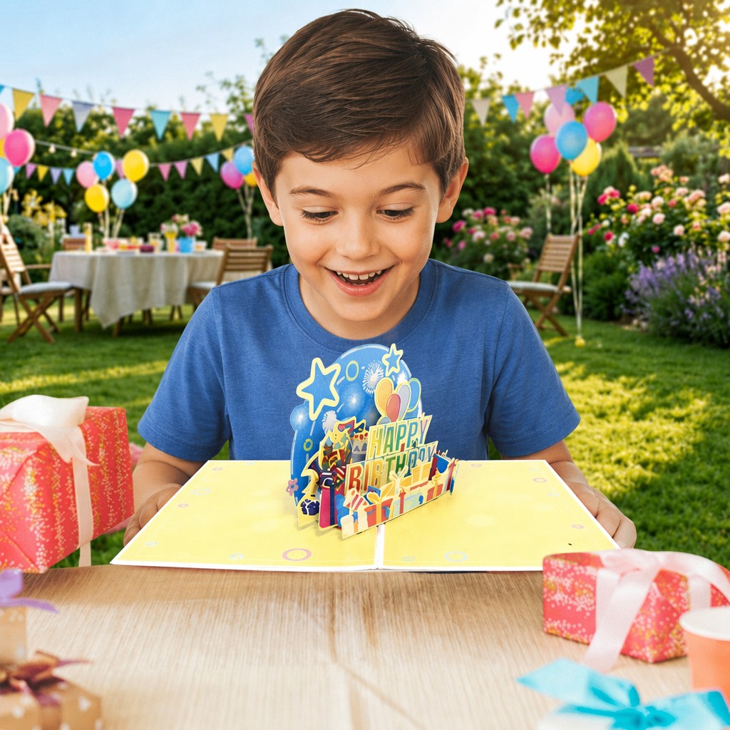 Birthday Pop up Greeting Card