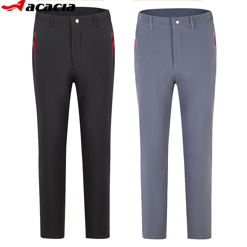 Black Breathable Soft Bicycle Waist Pants Autumn Winter Windproof Thermal Men Cycling Long Pants Outdoor Multi-function Pant