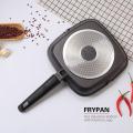 FISSMAN Grill Pan with Non-stick Cast Aluminium Detachable Handle REBUSTO Series Induction Cooker