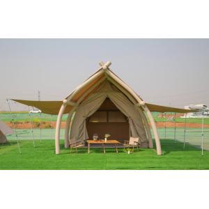 Charming Peach-Inflatable Shelter for Cozy Camping Parties