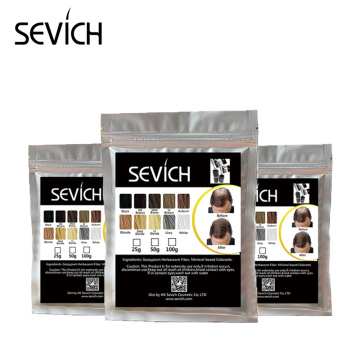 Sevich 2pcs/sets 100g Thicken Hair Fiber Powder Refill Bag Hair loss products Hair building fibers USA Stocks For Dropshipping