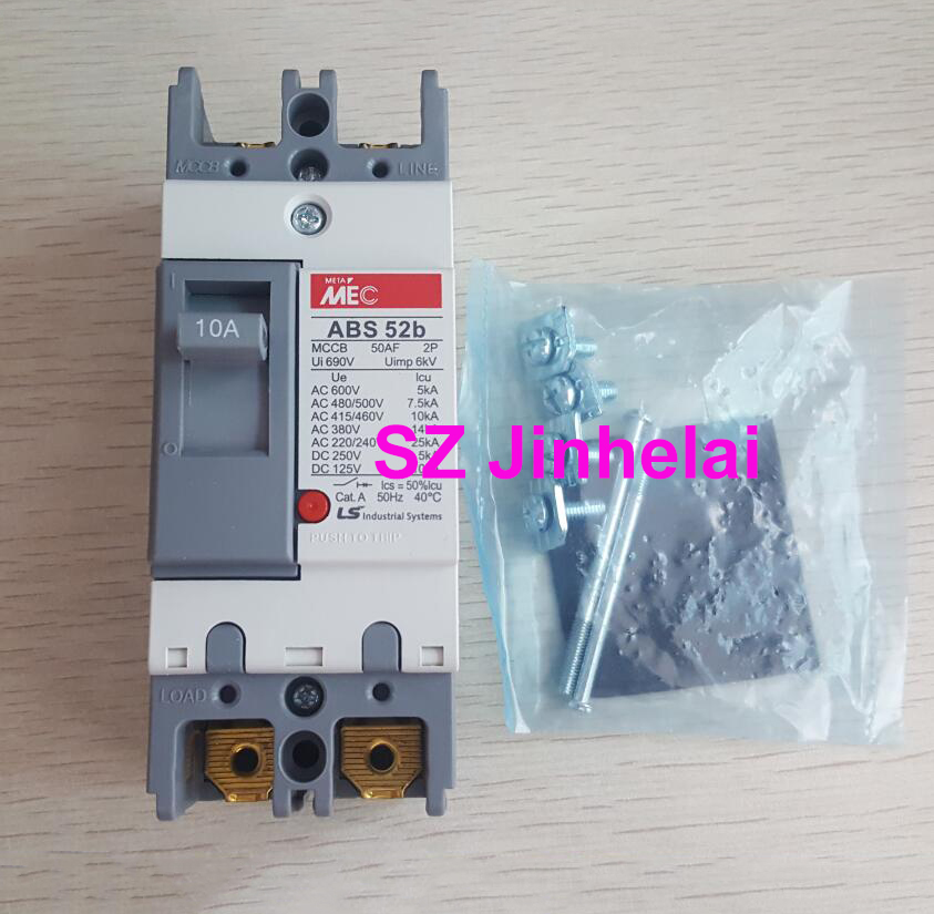 ABS52b Authentic original LS ABS 52b Molded case circuit breaker Air switch 2P 10A/15A/20A/30A/40A/50A реле напряжения