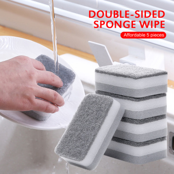 Highly Efficient Scouring Pad Dish Cloth Cleaning Brush Kitchen Rags Strong Decontamination Dish Towels Household Cleaning Tools