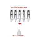 High quality Hyaluronic Injection Pen Massage Atomizer Pen Kit High Pressure Acid Micro Guns Anti Wrinkle Water Syringe Needle