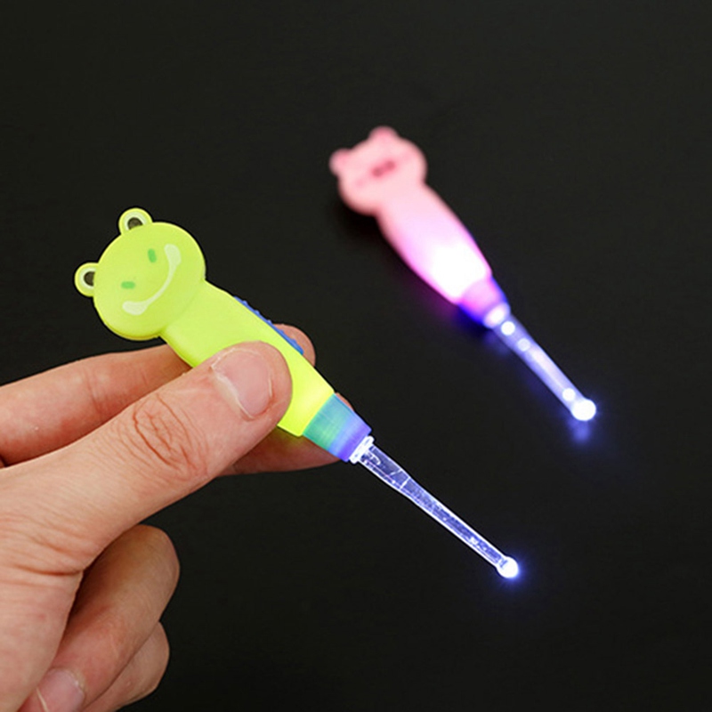 Baby Care Ear Spoon Light Child Ear Cleaning With Light Wholesale Earwax Spoon Digging Luminous Dig Ear Syringe