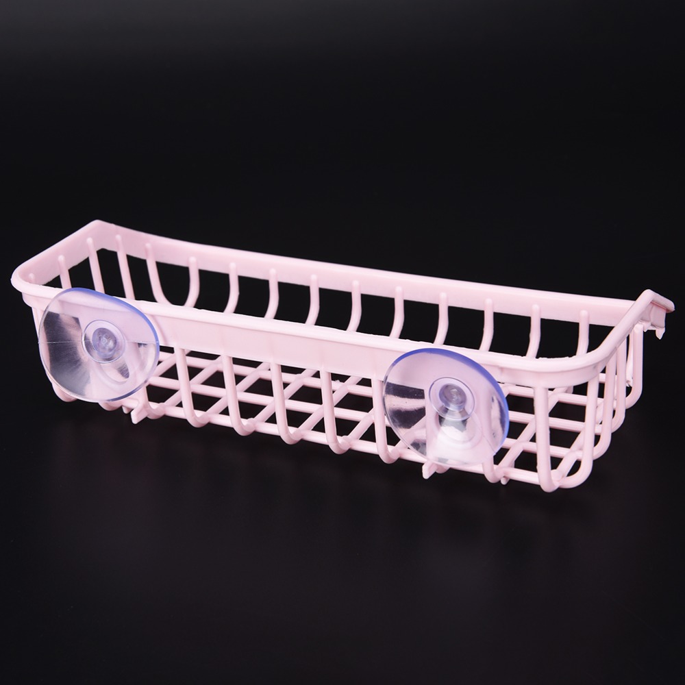 1PCS Kitchen Sucker Storage Tool Kitchen Double Suction Cup Sink Shelf Soap Dishes Wholesale