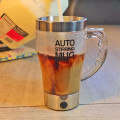 Transparent Automatic Self Stirring Mug Coffee Mixing Mug Plastic Thermal Cup Electrical Lazy Double Insulated Smart Cup #LR3