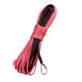 3/16'' x 50' Synthetic Fiber Winch Line Cable Rope 7700+ LBs + Sheath For ATV UTV 5.5mm*15m Synthetic