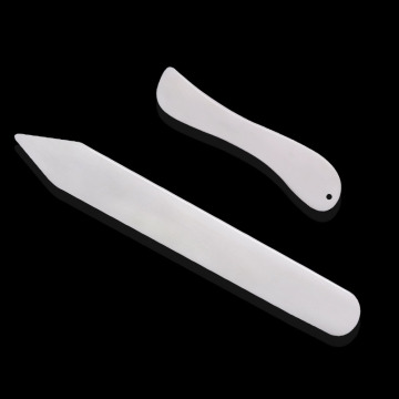 MIUSIE 2pcs handmade plastic cattle fracture imitation bone paper knife folder letter knife imitation cattle fracture scraper