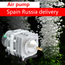 45L/min 55L/min 70L/min HAILEA Electromagnetic Air Compressor Fish Tank Oxygen Air Pump Hydroponics 6 Way Air Aerator Pump