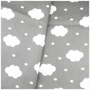 Gray Clouds Cotton Fabric Home Textile Patchwork Quilting Diy Sewing Cloth Toy Craft Bedding Decoration Fabrics Tissue Clothing