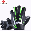 X-Tiger Cycling Gloves Mens Women's MTB Road Gloves Reflective Mountain Bike Half Finger Gloves Bicycle Non-slip Sports Gloves