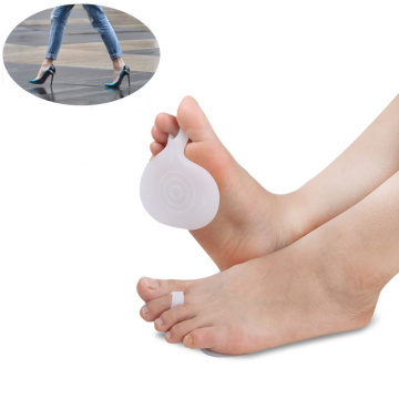 1pair Silicone Toe Pads Half Insoles Pads Forefoot Pain Relief Massage Anti-slip Protector High Heel Cushion Foot Skin Care Tool