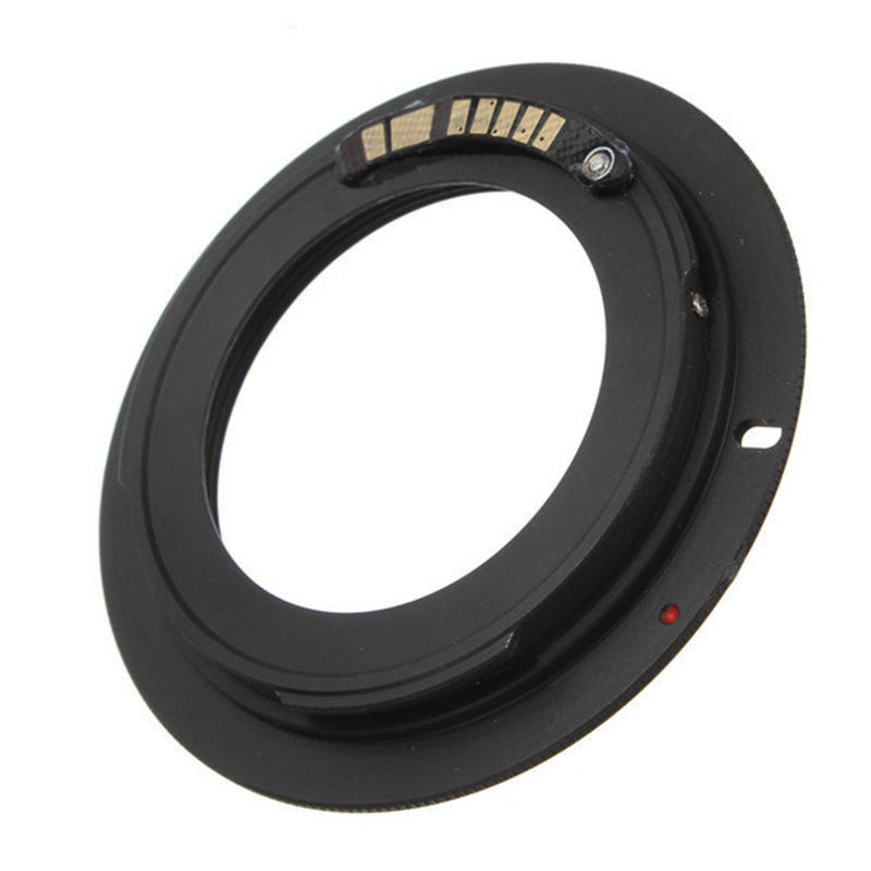 New High Quality Lens Adapter Black For M42 Chips Lens to Canon EOS EF Mount Ring Adapter AF III Confirm