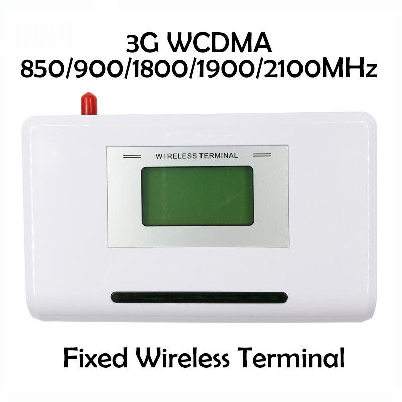 3G WCDMA Fixed wireless terminal, 850/900/1800/1900/2100MHZ, support alarm system, PBX, clear voice, stable signal