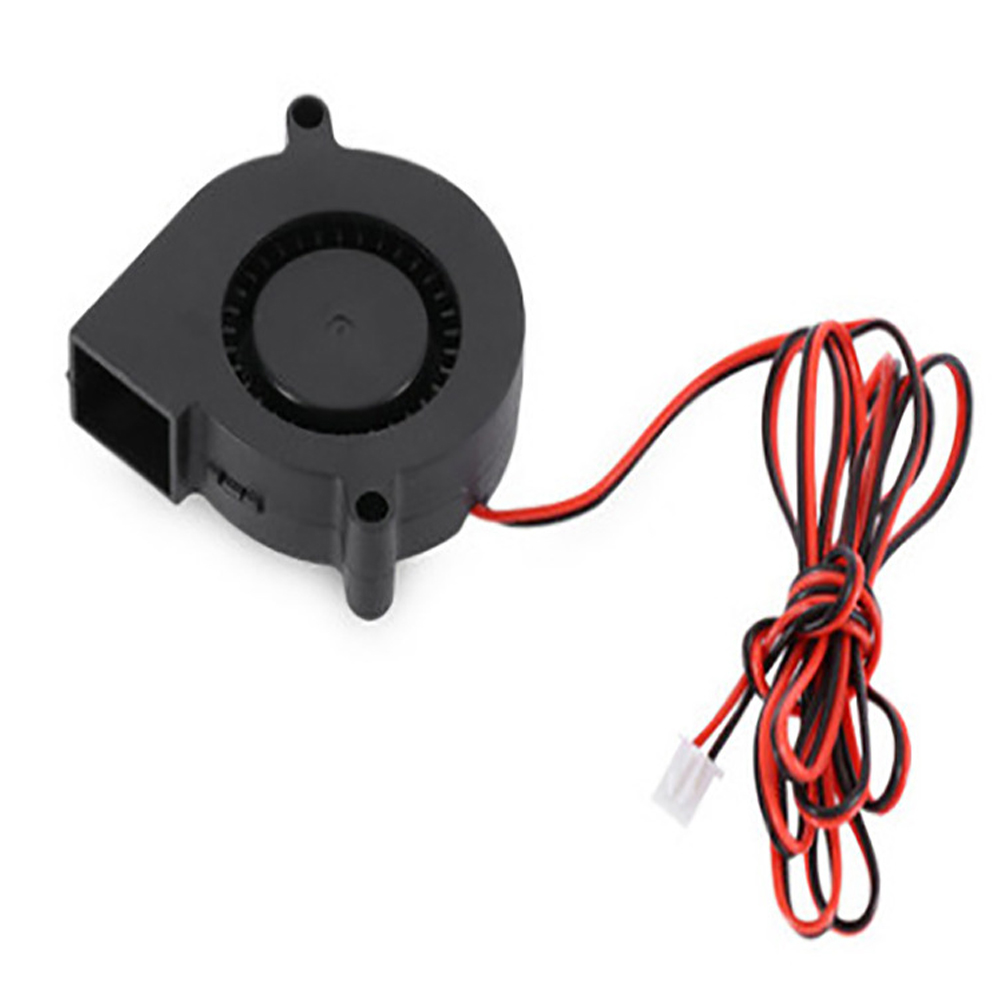 DC 12V Eco-friendly Ultra-Silent Ventilation Cooler Radial Air Cooling Fan Turbo Blower Oil Bearing 3d Printer Part Small Black