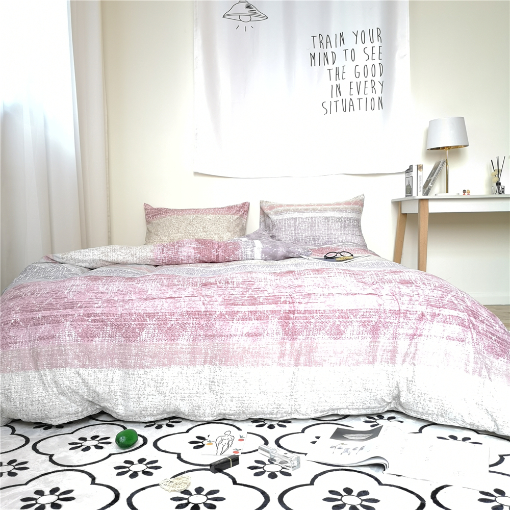 Customizable Simple duvet cover bedding sets line bedroom girl home comforter