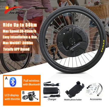 JS Ebike Motor Kit 36V350W Imotor 3 App Control Electric Bicycle Conversion Kit Front Motor Wheel Ebike Kit Bicicleta Electrica