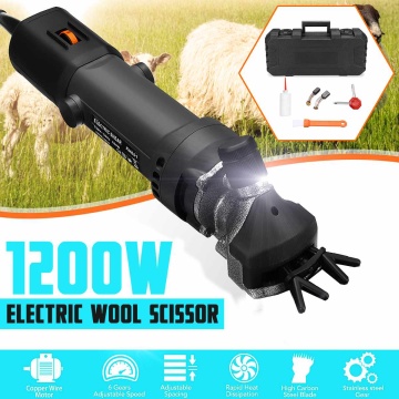 1200W 220V 6 Gears Speed Electric Sheep Goat Shearing Machine Clipper 2400 r/min Farm Shears Cutter Wool scissor Cut Machine
