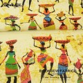 Booksew Natural Cotton Linen Fabric Africa Style Sewing Material Tissue Tecido For Tablecloth Pillow Bag Curtain Cushion Zakka