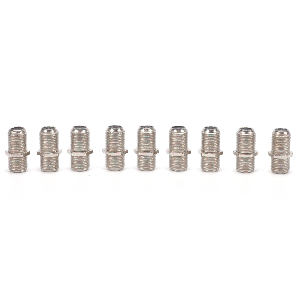 10 Pack F Type Coupler Adapter Connector Female F/F Jack RG6 Coax Coaxial Cable High quality /1pcs SMA RF Coax Connector Plug