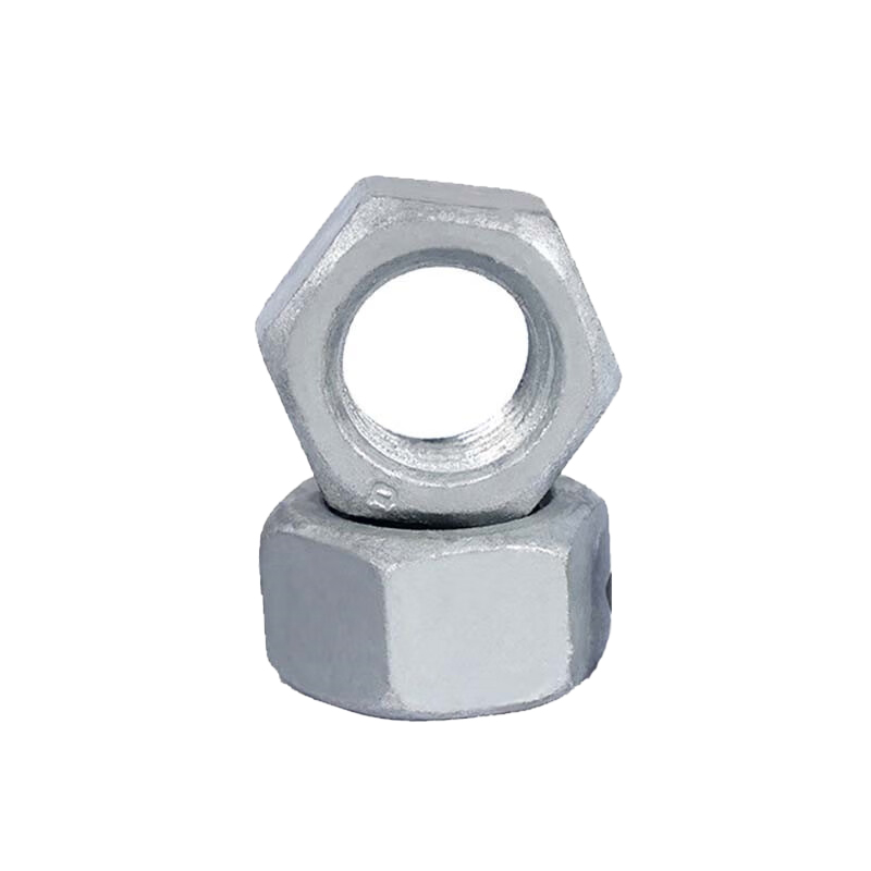 Hot-dip galvanized nut