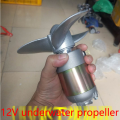 DIY electric boat, nesting, dragnet boat, outdoor motor, paddle machine, rubber boat, 12V underwater propeller, propeller