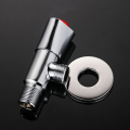 Bathroom Angle Valve Copper Filling Valve Hot/Cold Water Valve Anti-explosion Thicken Push Button Switch Valve for Toilet Sink