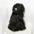 Black gun Plated Metal Heart Hair Claw For Women Hair Jewelry Decoration For Hair Headwear Hair Clip Pin Bridal Hair Accessories