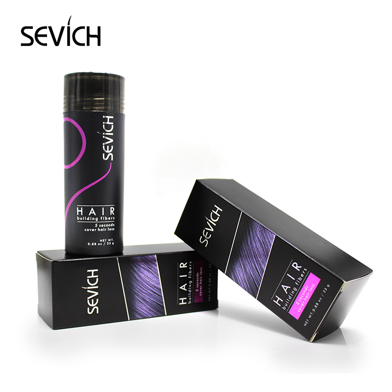 Sevich Keratin Hair Building Fiber Set 2pcs Hair Fiber + 1pcs Applicator Thickening Hair Growth Keratin Fiber Hair Loss Product