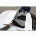 CHIZIYO 79X38cm Fake Sunroof Black Car Sticker Car Roof Sticker Simulation Sunroof Film Edge Strip Optional