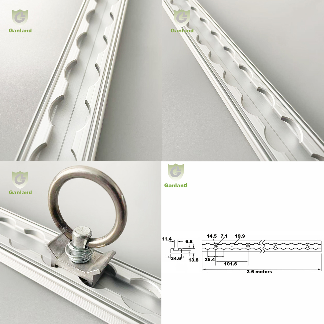 Tie Down L track Lashing Rail