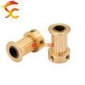 Brass MXL 20 teeth Timing Pulley Bore 8mm(D Shape) for belt width 15mm MXL-20 teeth Copper MXL Pulley 20 teeth