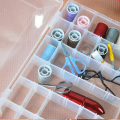 24 Grids Transparent Plastic Storage Box for Small Component Jewelry Tool Box Bead Pills Organizer Nail Art Tip Case