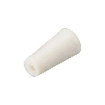 8-12mm Beige Drilled Silicone Stopper Plugs for Flask Test Tube Stopper 10pcs