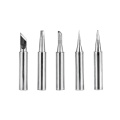 Vastar 5PCS/Lot Solder Iron Tips 2.4D+3C+I+B+K Copper Soldering Iron Head Kit DIY Electric Soldering Iron Replacement Tip Repair