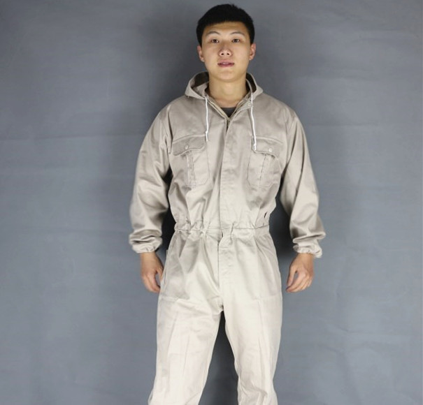 Plus size Men Hooded Overalls Male Work Wear uniforms Worker Repairman Machine Auto Repair jumpsuit pants Singer costumes 060903