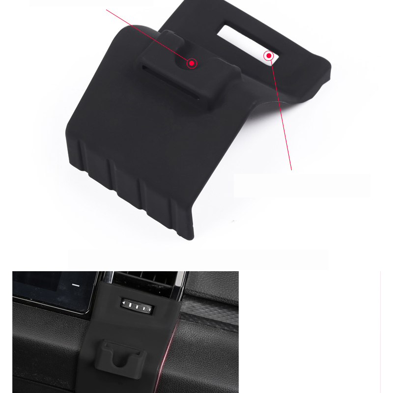 Lsrtw2017 Car Dashboard Cellphone Holder Trims for Skoda Kodiaq Karoq 2016 2017 2018 2019 2020 Gt Interior Accessories