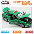 Diecast Scale Model Cars, Metal Taxi Collection Toys With For Kids/Children As Gift