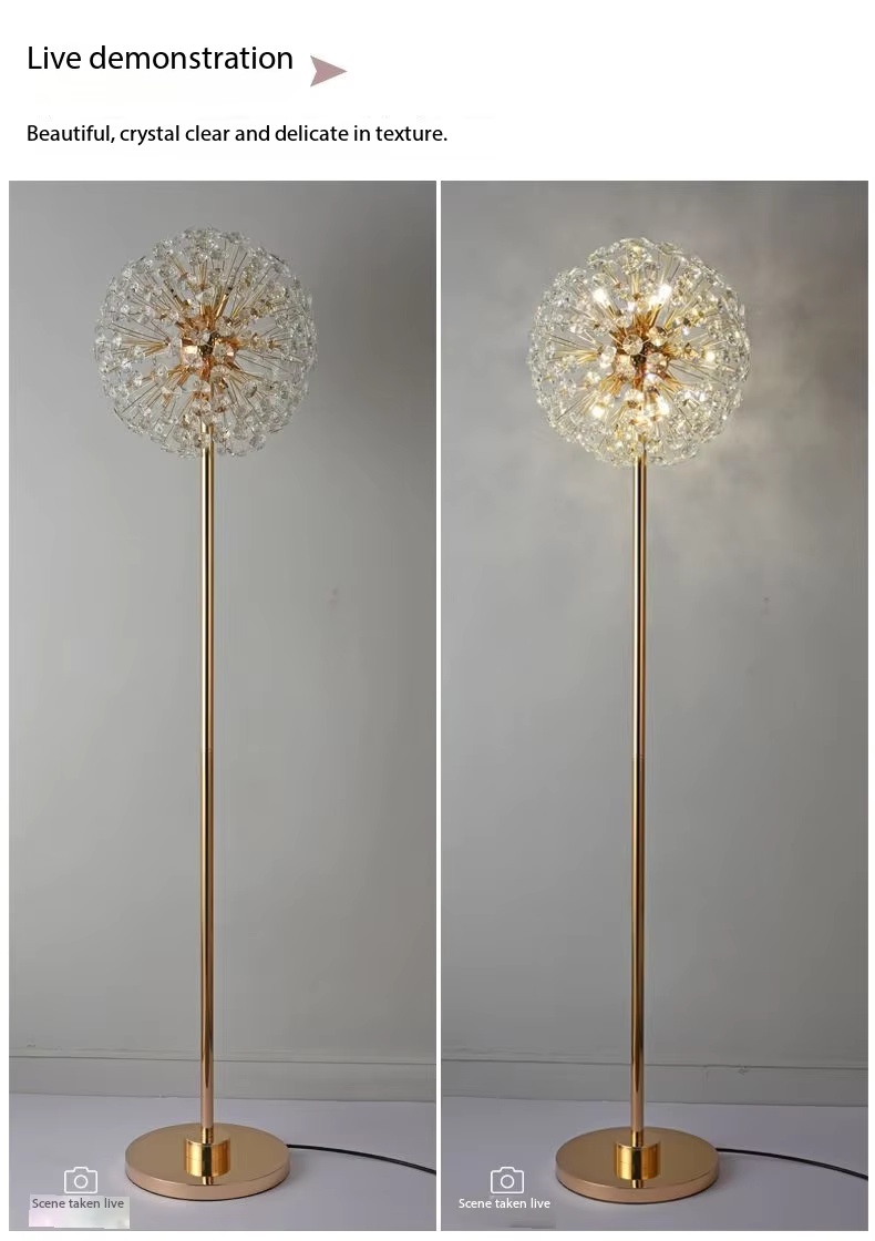 Nordic-Dandelion-Crystal-Floor-Lamp