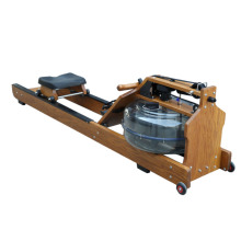 Wooden water resistance rower machine